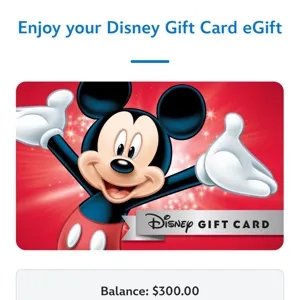 $300.00 Disney