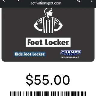 $55,00 Footlocker