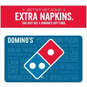 $50.00 Domino’s