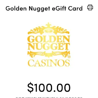 $100,00 Golden nugget