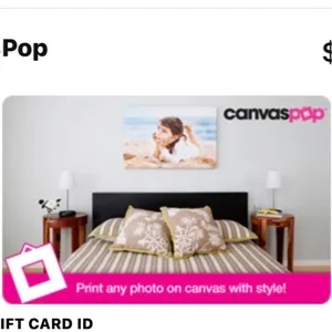 $50,00 Canvas Pop 