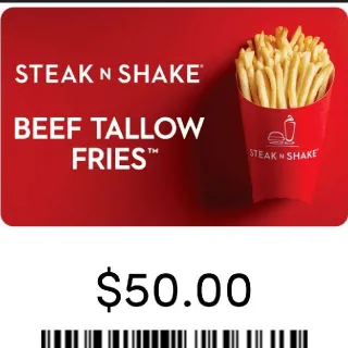 $50,00 Steakn Shake