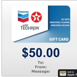 $50.00 Chevron