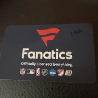 $100.00 Fanatics 