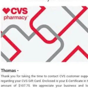 $250.00 cvs