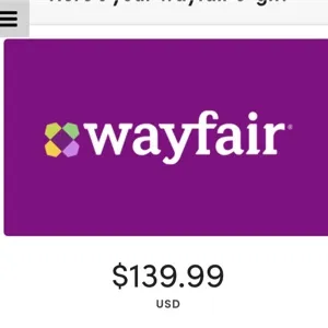 $139.00 Wayfair 