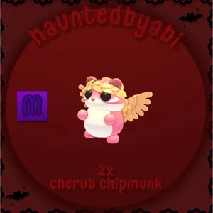 2x mega cherub chipmunk