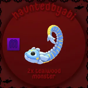 2x mega tealwood monster