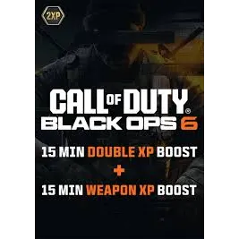 Call of Duty: Black Ops 6 - 15 Min weapon XP + 15 Min Double XP