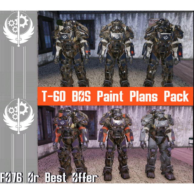 Plan T60 Bos Paint Plans Pack Game Items Gameflip
