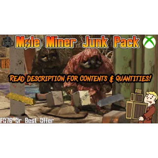 Junk | Mole Miner Junk Pack📦