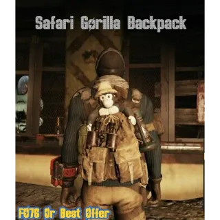 Plan | Safari Gorilla Backpack!