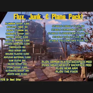 FLUX|JUNK|PLANS PACK✅