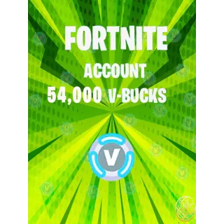 V-Bucks | 54,000x  ACCOUNT