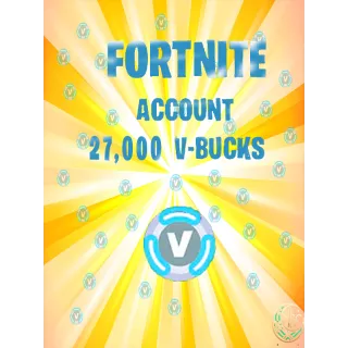 V-Bucks | 27,000x  ACCOUNT