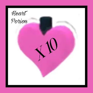 Rare Heart Potion X 10