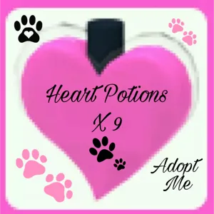 Heart Potions X 9