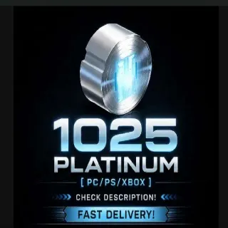1025 Warframe Platinum