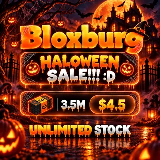 bloxburg cash haloween sale