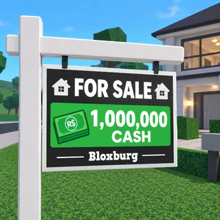 BLOXBURG 1 Million cash 