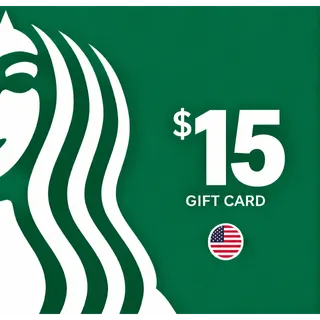 $15.00 USD Starbucks Giftcard 