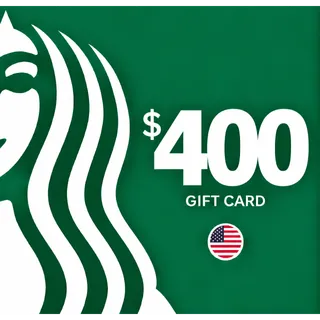 $400.00 USD Starbucks Giftcard