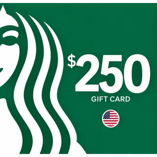 $250.00 USD Starbucks Giftcard Transferable