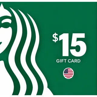 $15.00 USD Starbucks Giftcard 