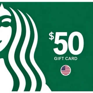 $50.00 USD Starbucks Giftcard 
