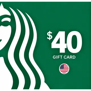 $40.00 USD Starbucks Giftcard 