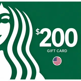 $200.00 USD Starbucks Giftcard