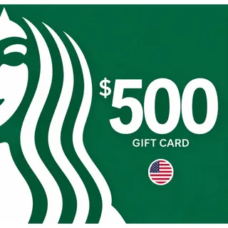 $500.00 USD Starbucks Giftcard 