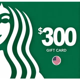 $300.00 USD Starbucks Giftcard 