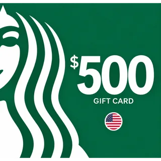 $500.00 USD Starbucks Giftcard 