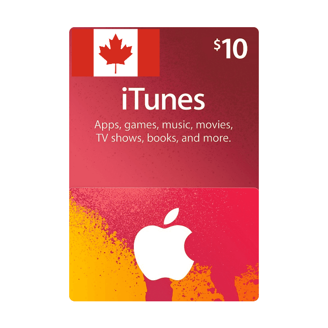 10 CAD iTunes Gift Card Canada ( INSTANT DELIVERY ...