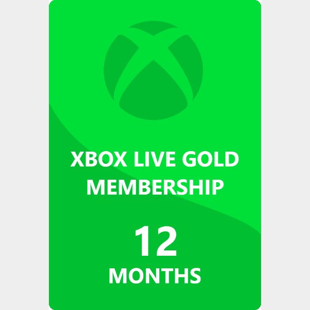12 Months Xbox Live Gold Membership Global ( INSTANT DELIVERY) Xbox