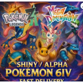 POKEMON LEGENDS ZA (Z-A) ✨ CUSTOM SHINY / ALPHA Pokémon 6iv ⭐ NEW DLC Pokémon
