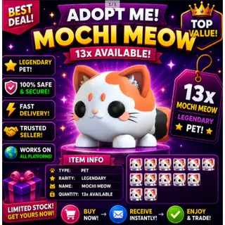 13 x Mochi Meow