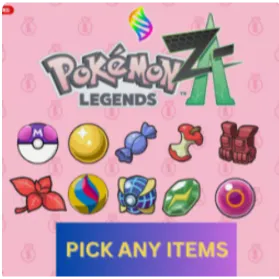 30 x Pokemon Balls or Any Other Held Items