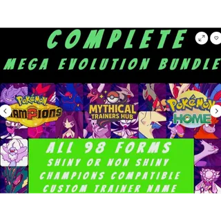 ✨All 98 MEGA ALPHA POKEMON NO SHINY✨ POKEMON CHAMPIONS/HOME🟢ONLINE NOW 🟢