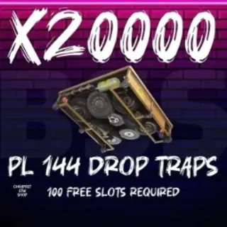 20K Ceiling Drop Traps 144s