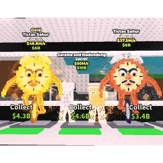 GARAMA + 2 TICTAC SAHUR BRAINROT BUNDLE! INSTANT DELIVERY