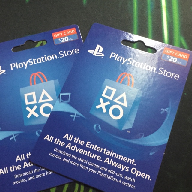 playstation 4 gift card $20