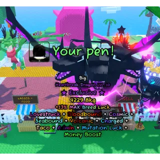 BIG HEARTBREAK DRAGON CATCH AND TAME CHEAPEST BIG