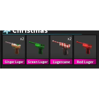 MM2 CHEAPEST LUGERS AS SHOWN IN PREV