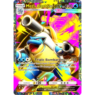 Full Art Mega Blastoise EX ⭐️⭐️