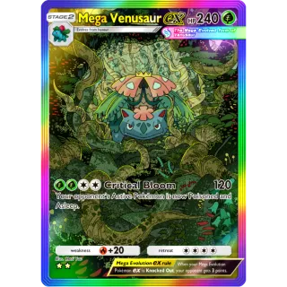 Rainbow Rare Mega Venusaur EX (ENG) 