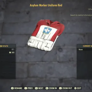 Red Asylum Outfit