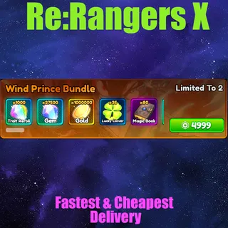 anime Rangers X wind prince bundle