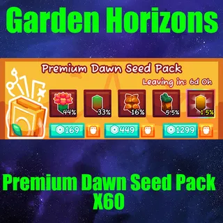 Garden Horizons Premium Dawn Seed Pack X60